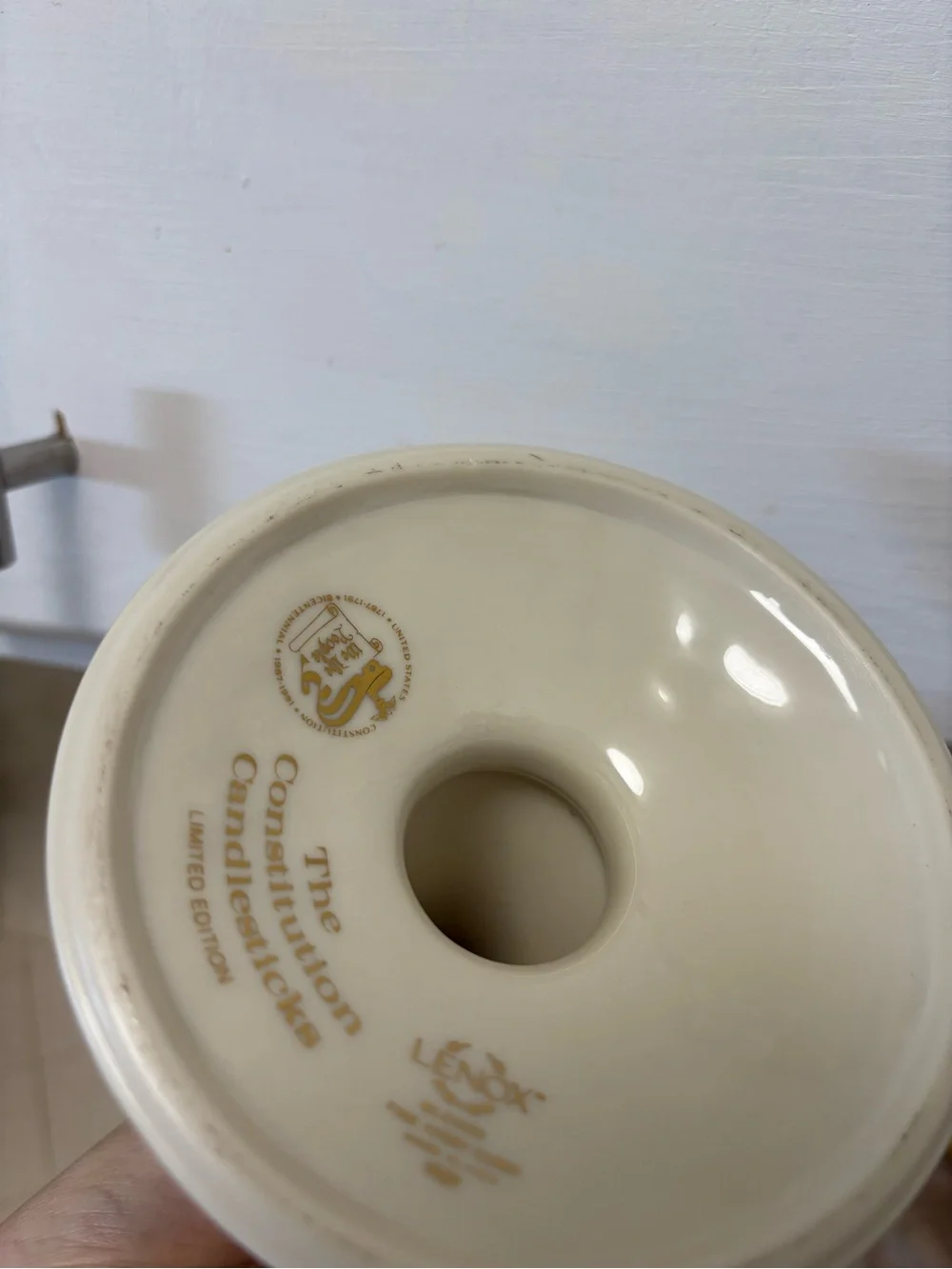 Lenox Limited Edition Constitution Candlestick Candle Holders